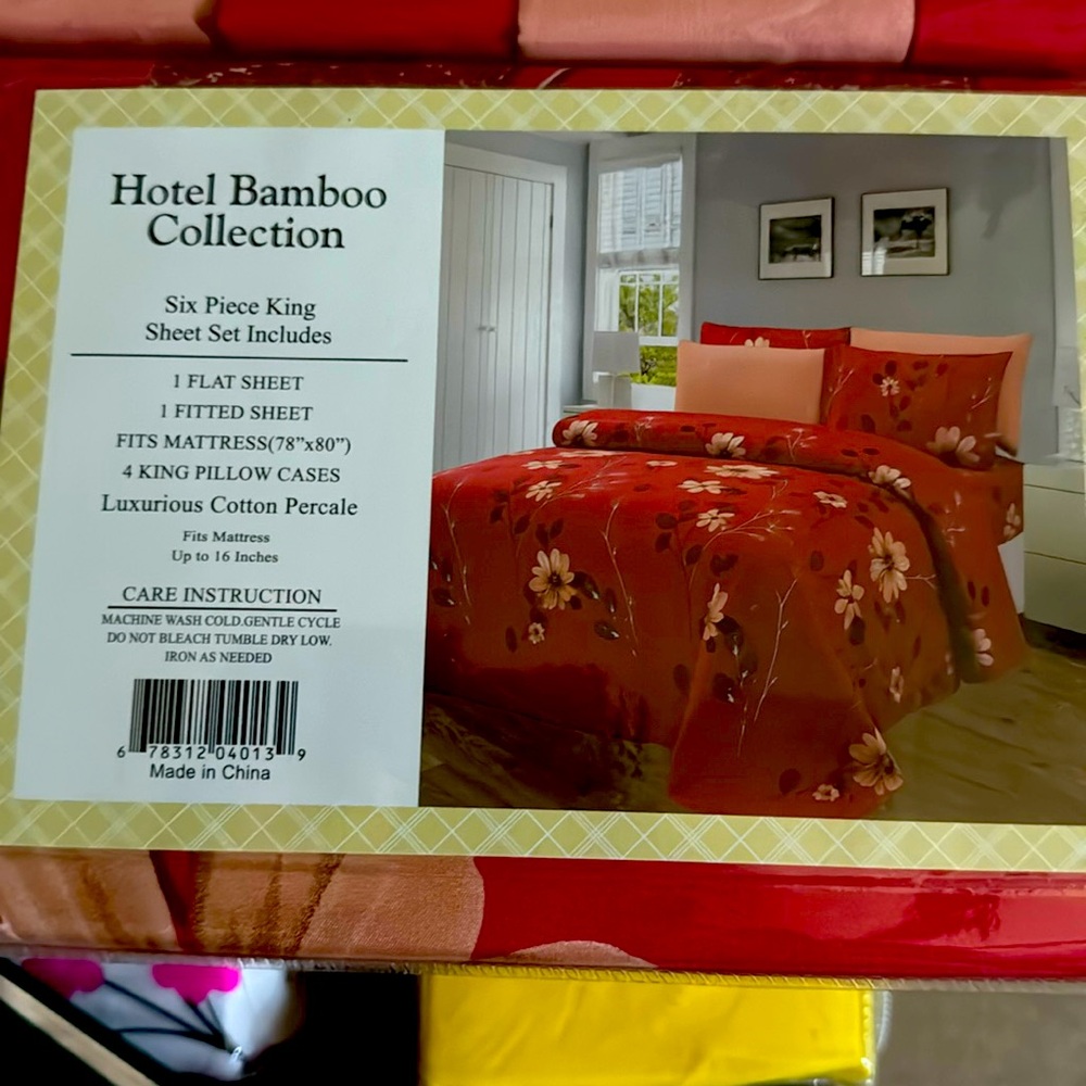 8 pieces king sheet set includes